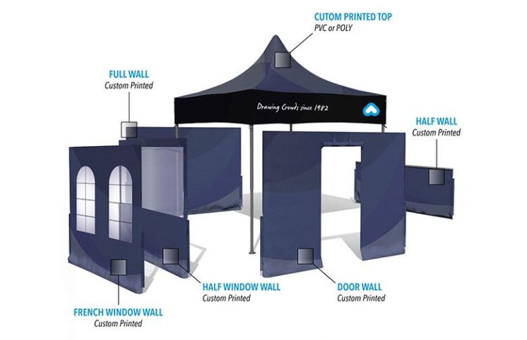 ZP Strongman Pop-up Canopy 13x26